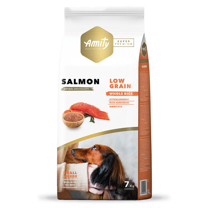 Amity Super Premium (Low Grain) Mini Adult Salmon 7 Kg