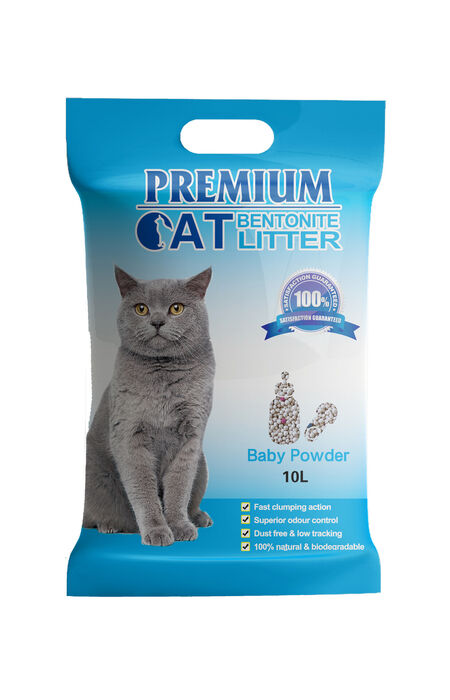 2 x Areia Bentonite Aglomerante Pó Talco 10 L