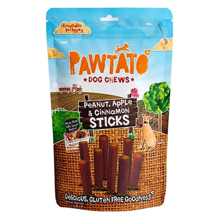 Pawtato Sticks - Peanut, Apple & Cinnamon 120 Gr