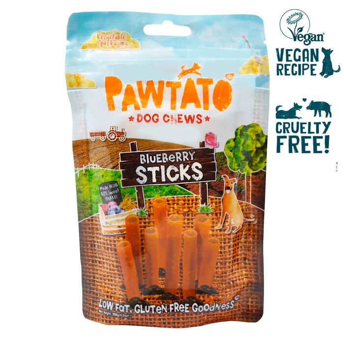 Pawtato Sticks - Blueberries 120 Gr