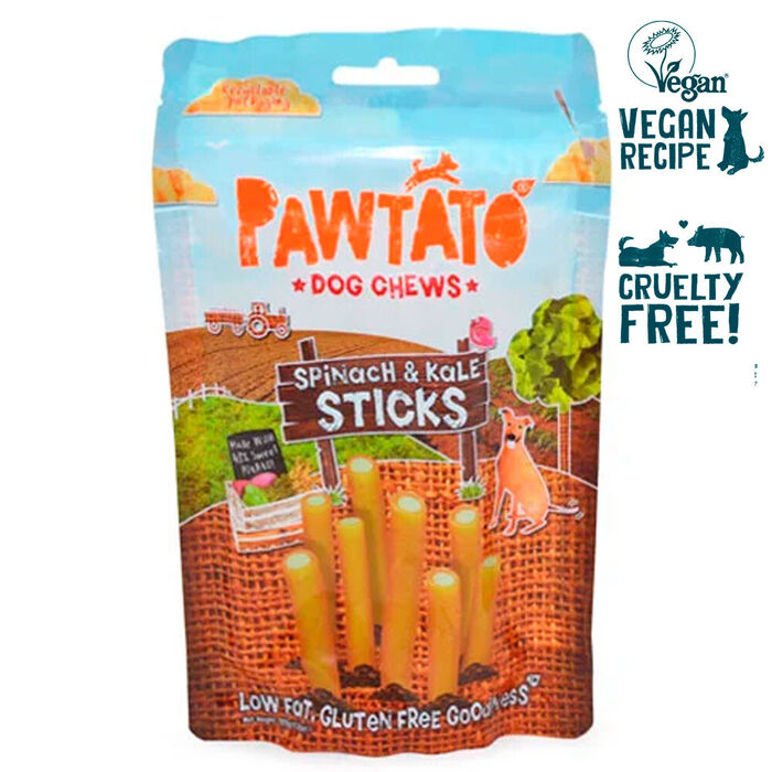Pawtato Sticks - Spinach & Kale 120 Gr