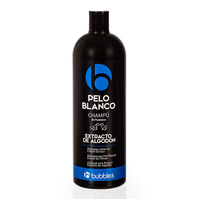Bubbles - Shampoo Pelo Branco (Extrato Algodao) 1 Lt