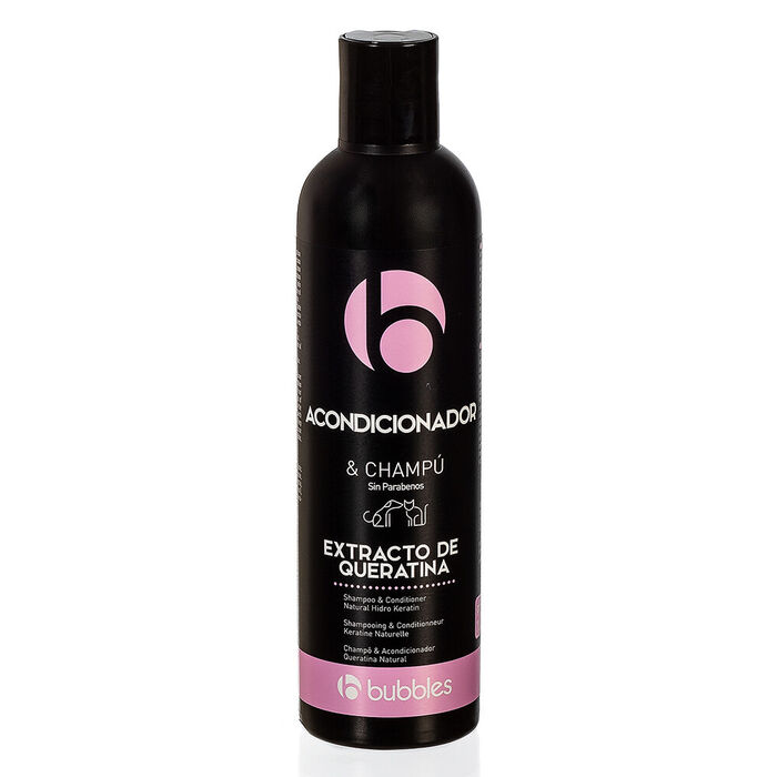 Bubbles - Shampoo Condicionador (Extrato Queratina) 250 Ml