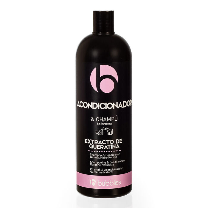 Bubbles - Shampoo Condicionador (Extrato Queratina) 1 Lt