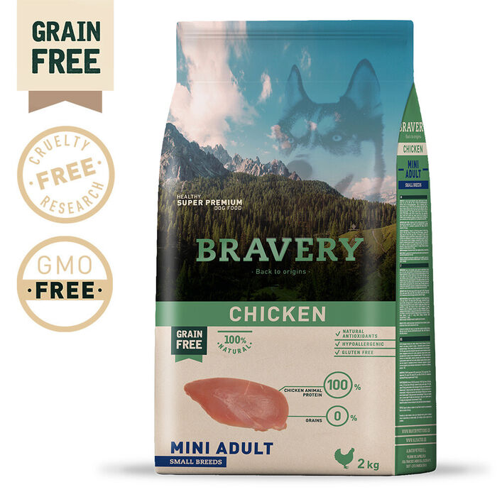 Bravery Chicken Mini Adult Small 2 Kg