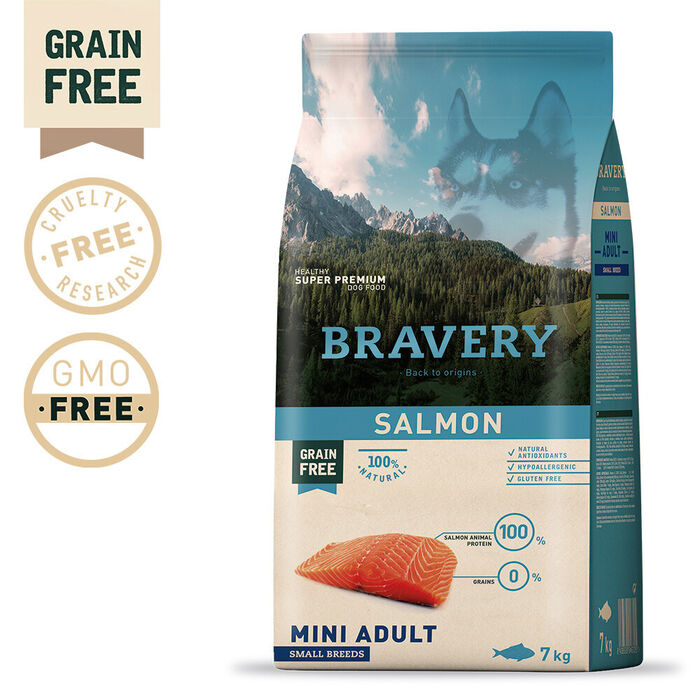 Bravery Salmon Mini Adult Small 7 Kg