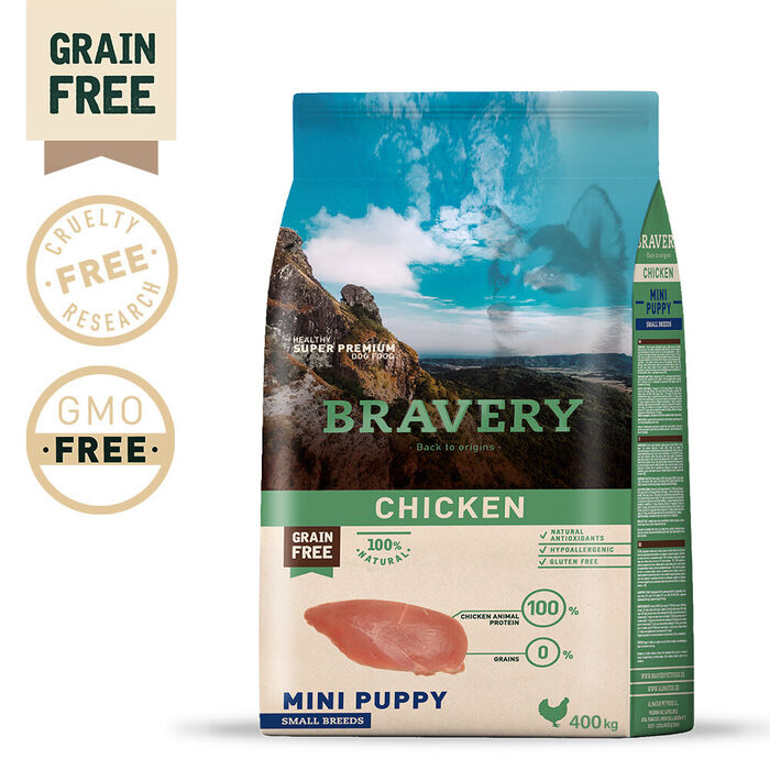 Bravery Chicken Mini Puppy Small 600 Gr