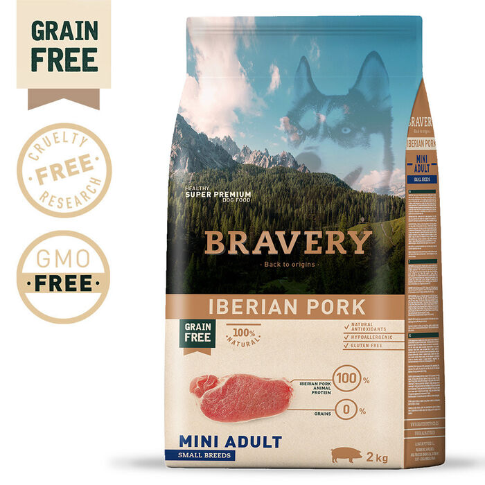 Bravery Iberian Pork Adult Mini/Small 2 Kg