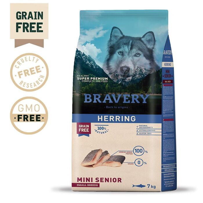 Bravery Herring Mini Adult Small (Senior) 7 Kg