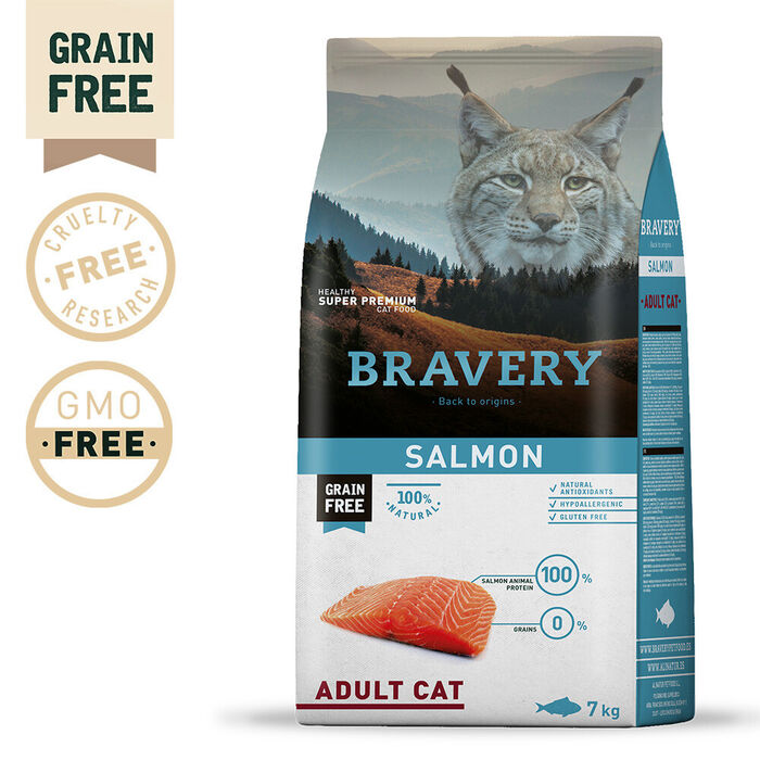 Bravery Salmon Adult Cat 7 Kg