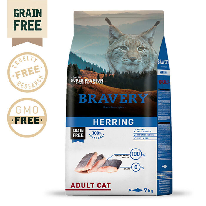 Bravery Herring (Arenque) Adult Cat 7 Kg