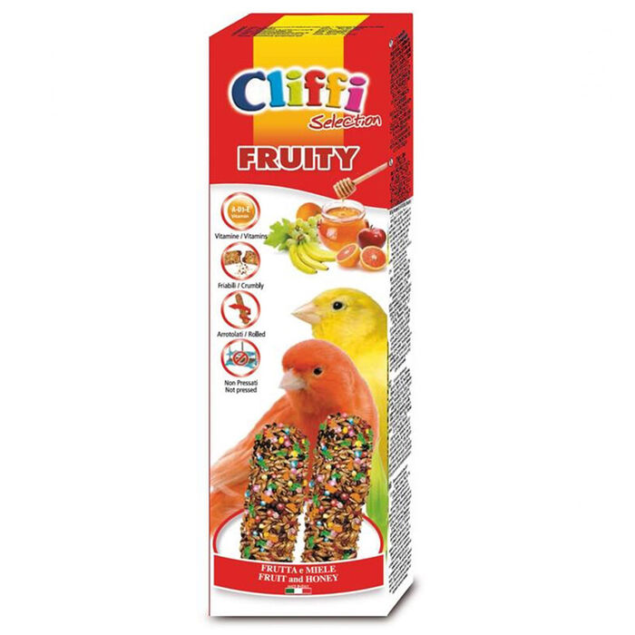 Cliffi - Sticks P/ Canarios C/ Frutos E Mel 60 Gr (Pcoa411)
