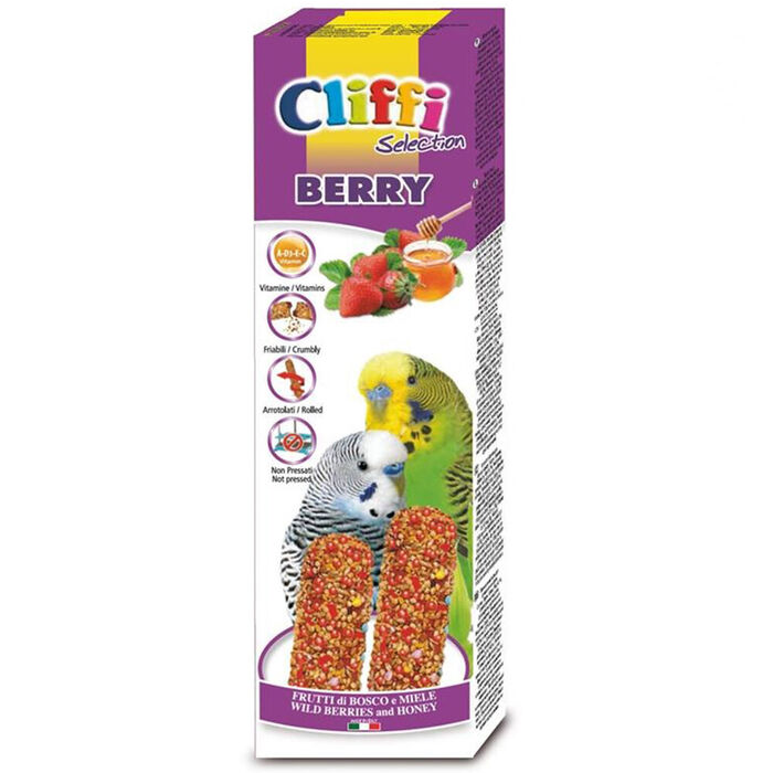 Cliffi - Sticks P/Periquitos C/ Frutos Silvestres E Mel 60Gr