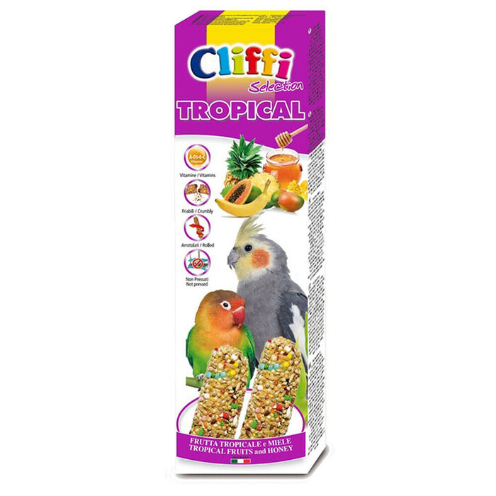 Cliffi - Sticks P/ Papagaios C/ Ovo E Mel 150Gr (Pcoa42A)