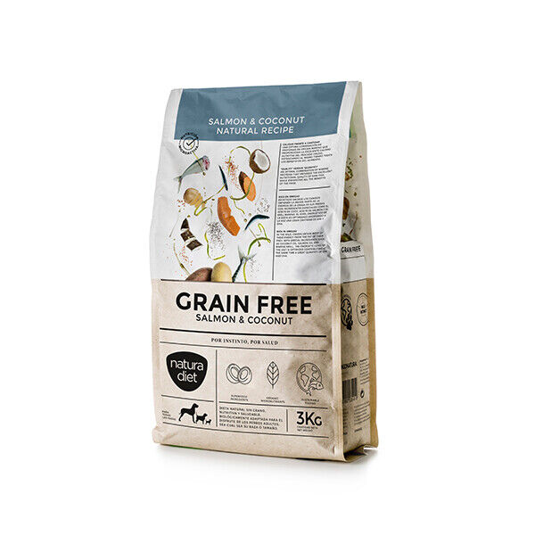 Natura Diet Grain Free Salmon & Coconut 3 Kg