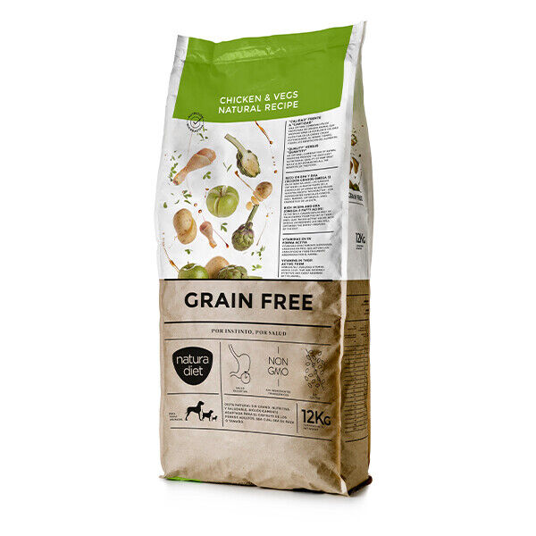 Natura Diet Grain Free Chicken & Vegs 12 Kg