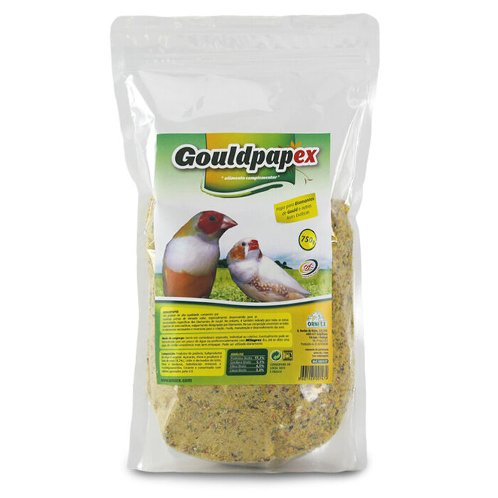 Gouldpapex - Papa P/ Aves Exoticas 750 Gr