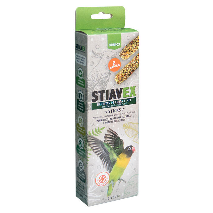 Stiavex Periquitos - Barritas (Sticks) De Fruta & Mel 90 Gr