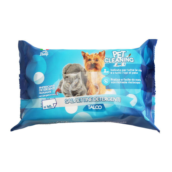 Toalhetes Humidos Pet Cleaning - Talco (Emb. C/ 35)
