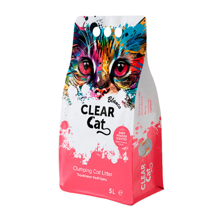 Clear Cat Blanco Litter Baby Powder (Talco) 5 Lt