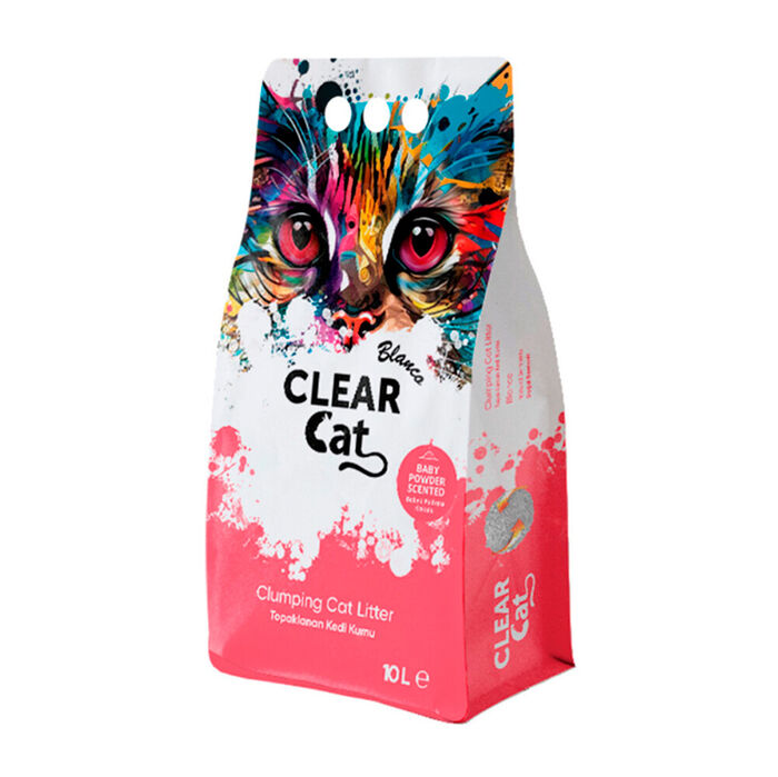 Clear Cat Blanco Litter Baby Powder (Talco) 10 Lt