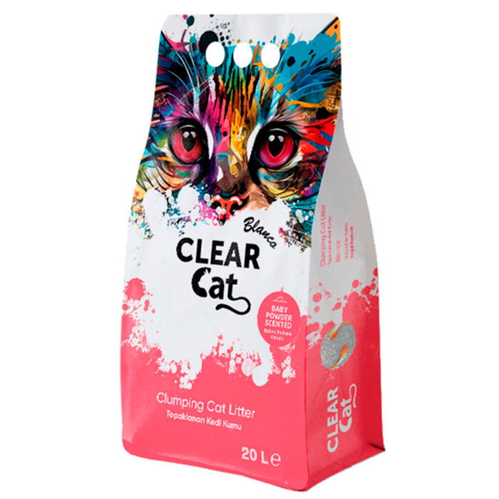 Clear Cat Blanco Litter Baby Powder (Talco) 20 Lt