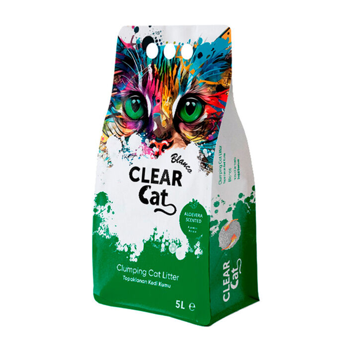 Clear Cat Blanco Litter Aloe Vera 5 Lt