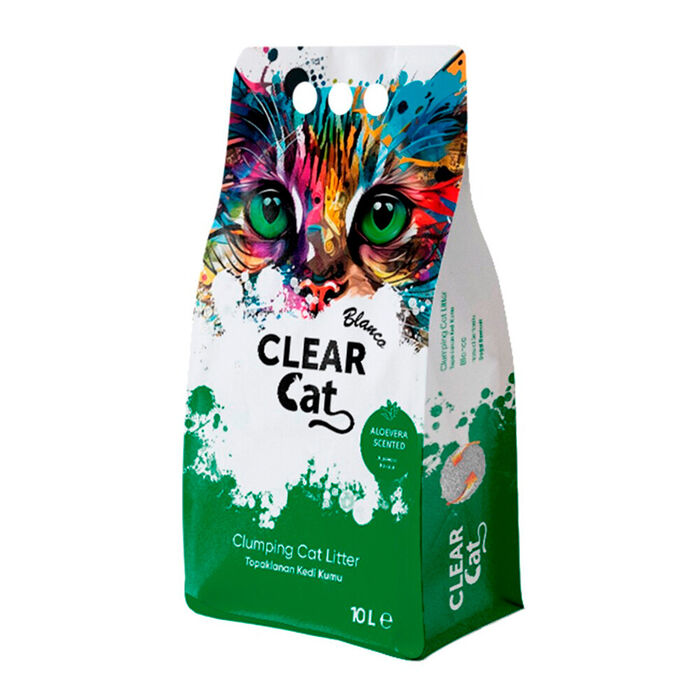 Clear Cat Blanco Litter Aloe Vera 10 Lt