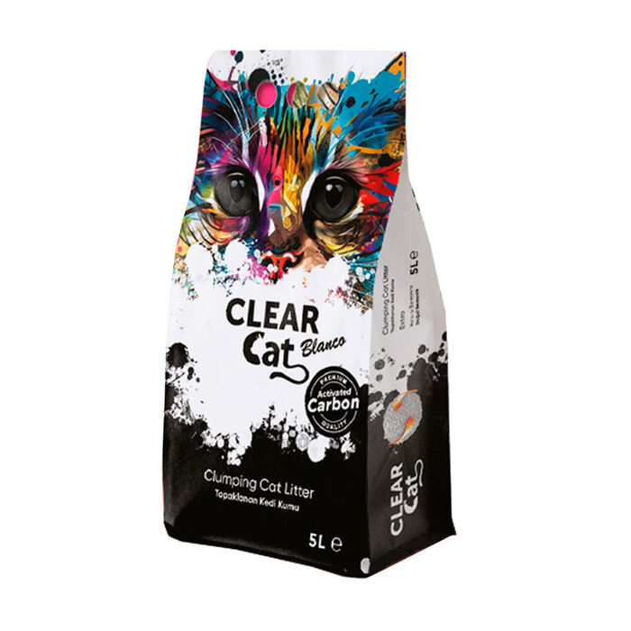 Clear Cat Blanco Litter Carvao Ativado 5 Lt