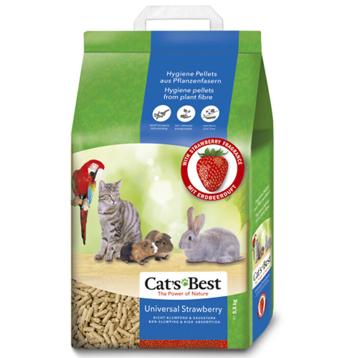 Cats Best Morango (Litter Granulado) 5,5 Kg (10 Lt)