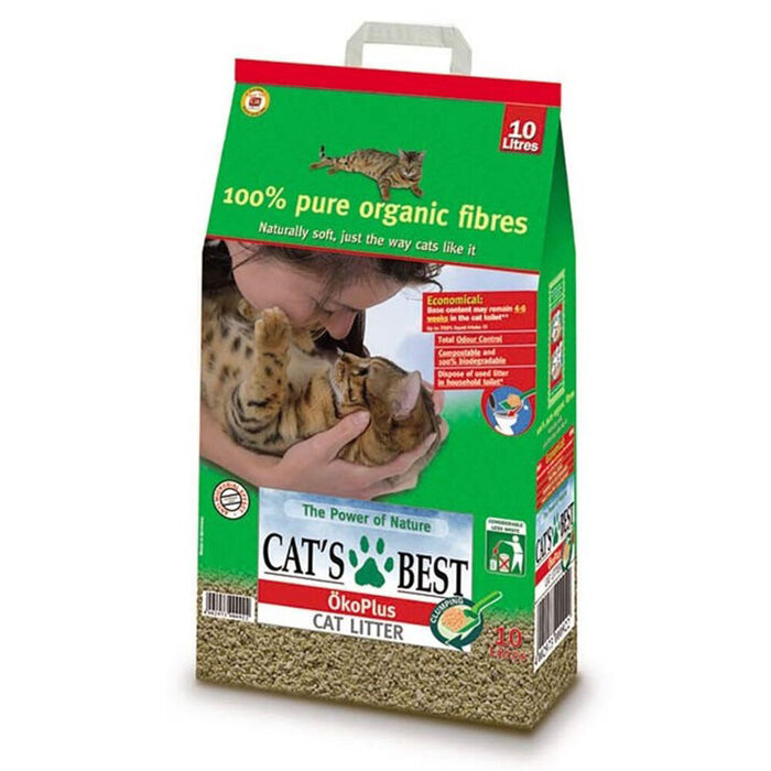 Cats Best Oko-Plus (Litter Aglomerante) 4,3 Kg (10 Lt)