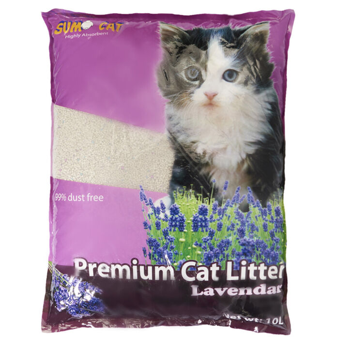 Litter Katsand Descartavel Em Wc-Lavanda 10Lt/8Kg