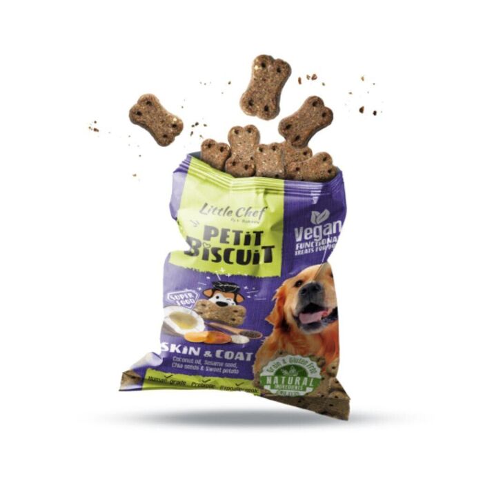 Petit Biscuit Grain Free - Skin And Coat 100 Gr