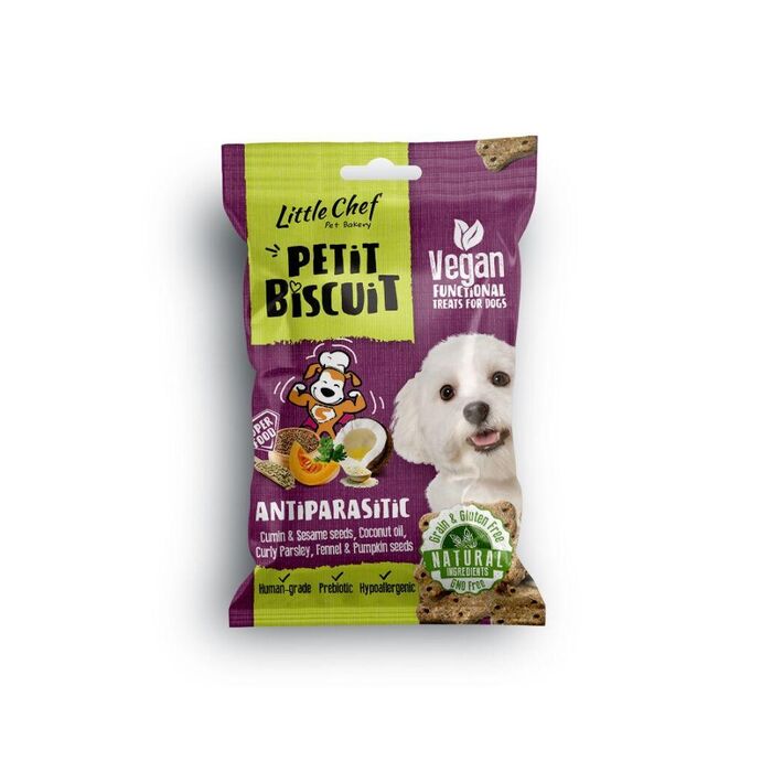 Petit Biscuit Grain Free - Antiparasitic 100 Gr