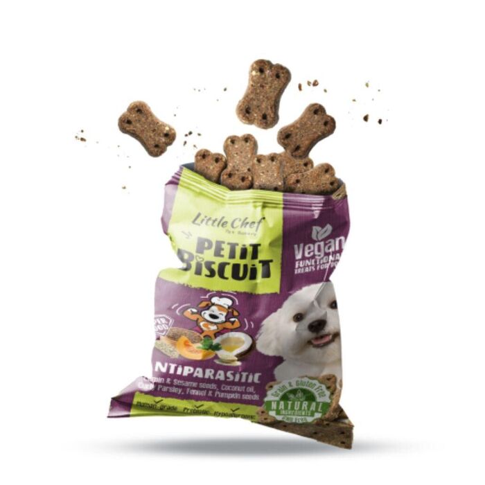 Petit Biscuit Grain Free - Antiparasitic 100 Gr