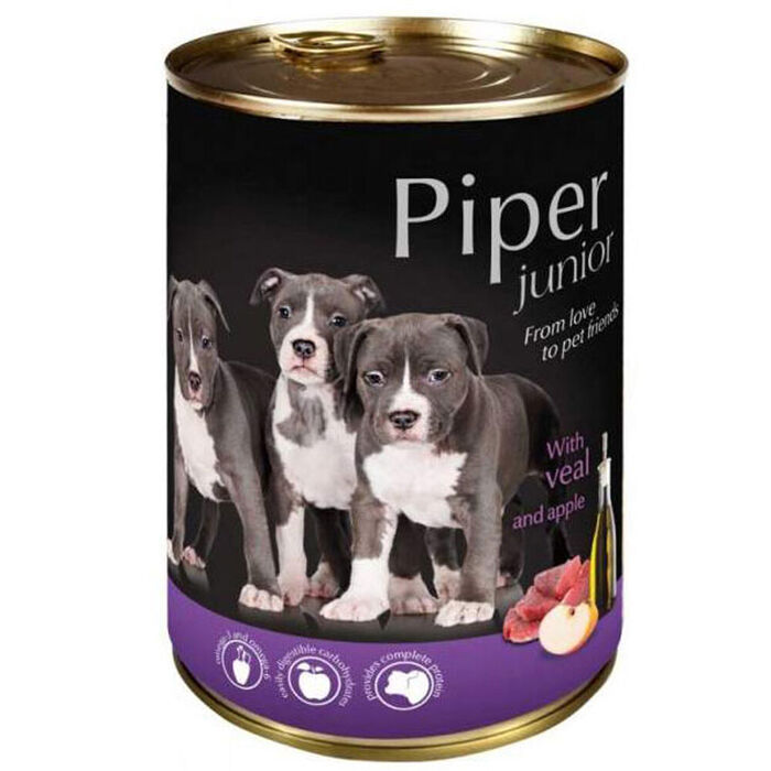 Piper Junior C/ Vitela E Maça 400 Gr