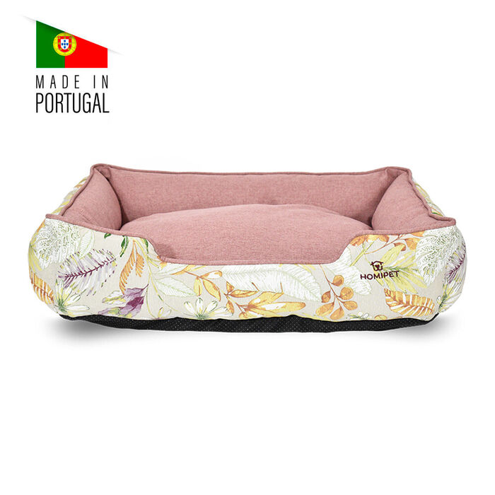 Homipet - Cama Bucareste Pink Feather 50X40X15 Cm