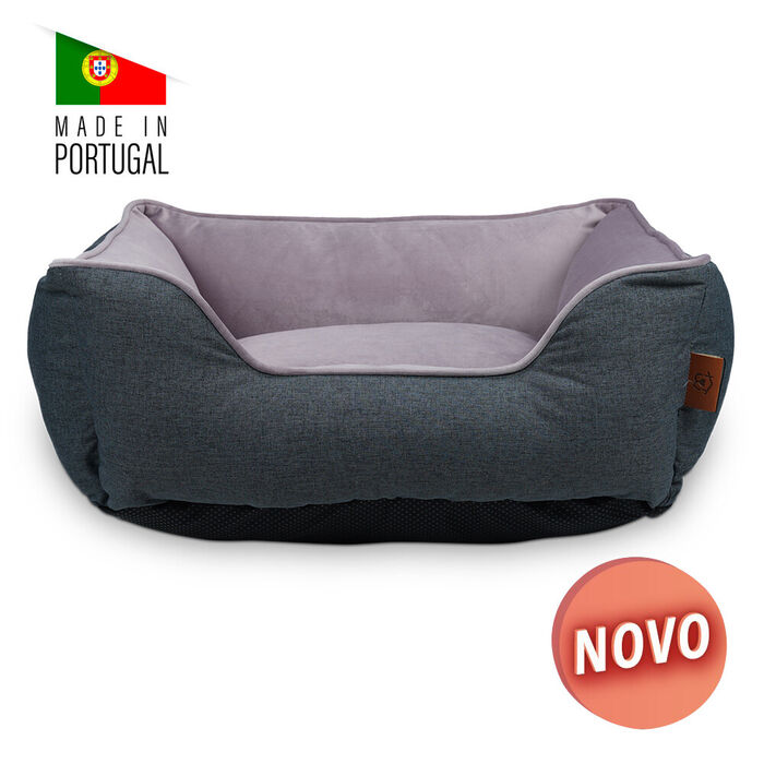 Homipet - Cama Vienna 60X50X25 Cm (Preto/Rosa)
