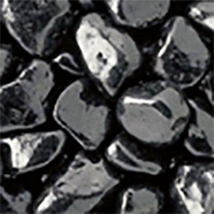 Areia Colorida Preto Brilhante 8-14Mm / 1 Kg