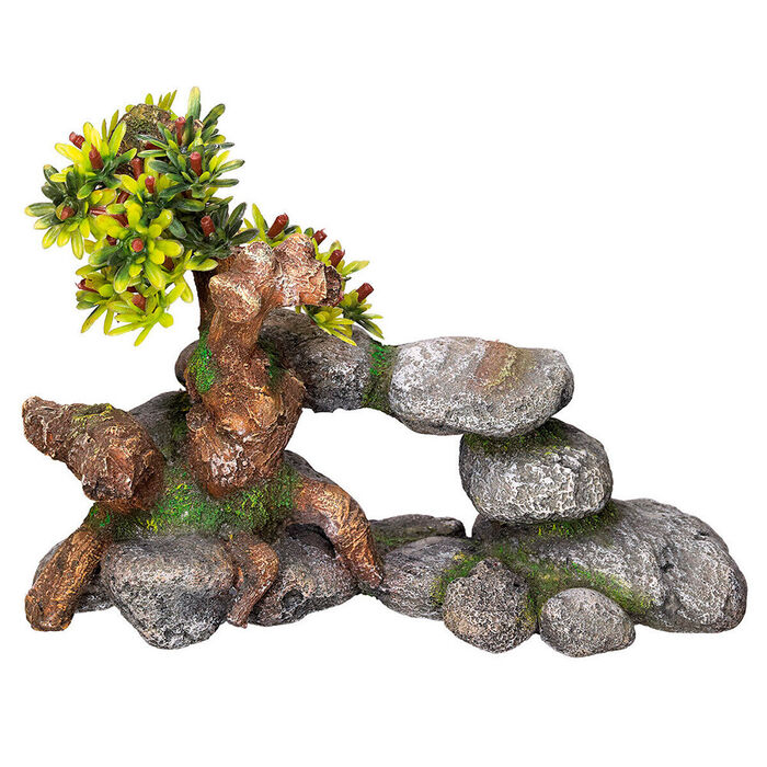 Decoraçao P/ Aquario - Bonsai 19X9X13 Cm