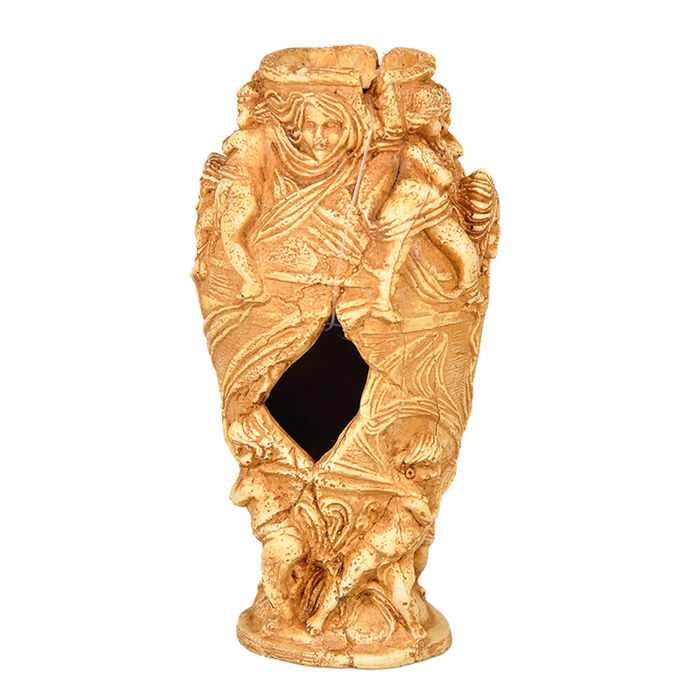 Decoraçao Aquario - Jarro Cupido 7X7X14 Cm `