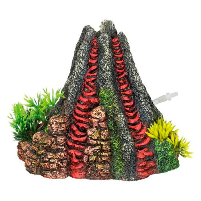 Decoraçao Aquario - Vulcao 14X13X12 Cm