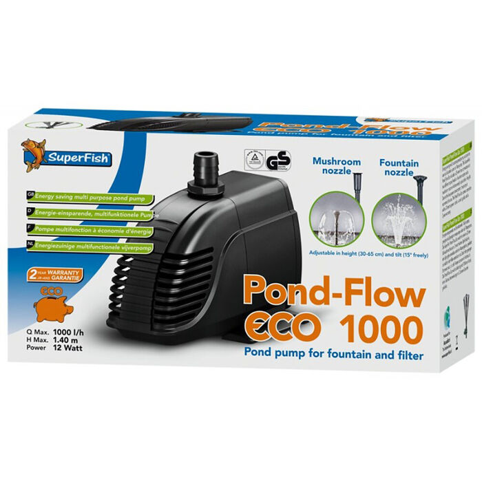 Bomba Repuxo P/ Lago Pond-Flow Eco 1.000 (1.000L/H)