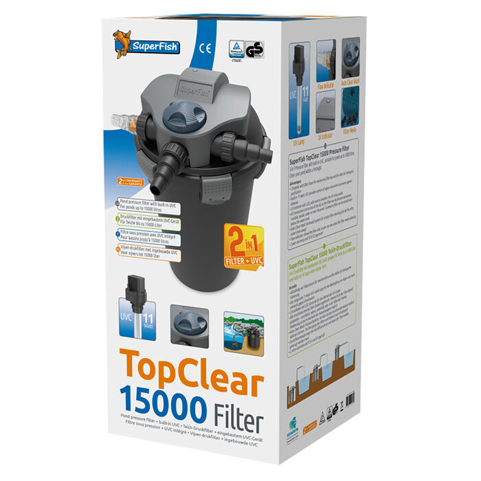Filtro P/ Lago Top-Clear 15.000 (Filtro + Uv 11W)