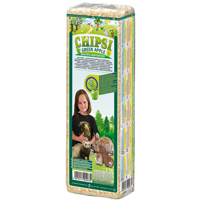 Aparas De Pinho Chipsi Plus (Aroma Maça) 1 Kg (15 Lt)