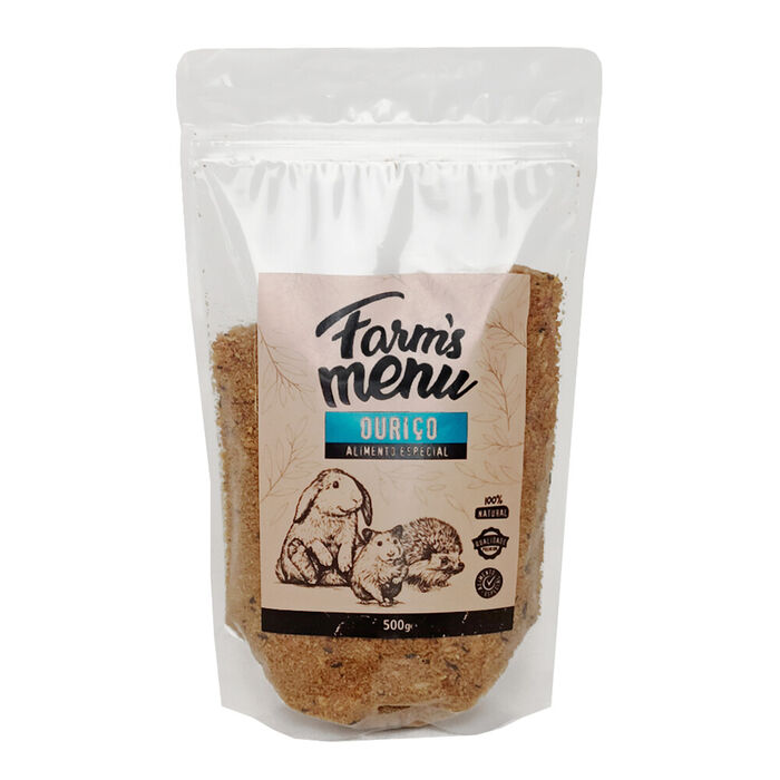 Farms Menu - Alimento P/ Porcos-Espinhos (Ouriços) 500 Gr