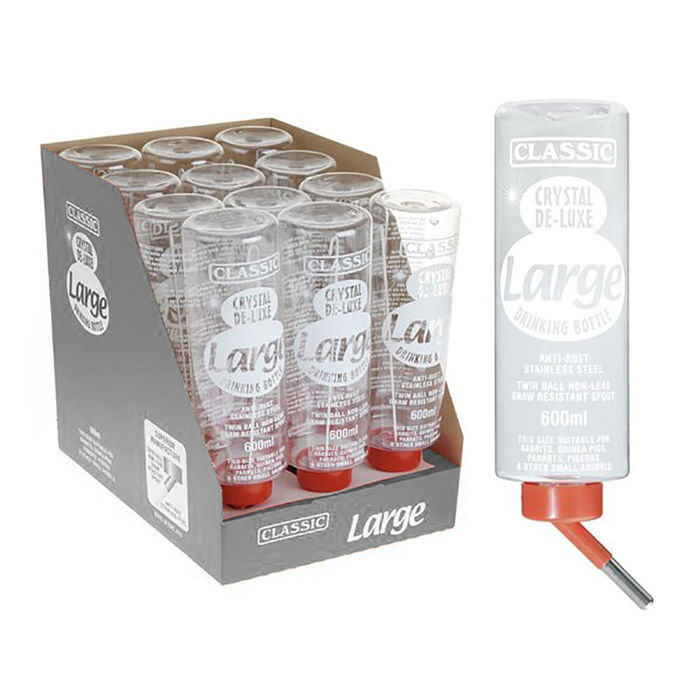 Bebedouro De Esfera P/ Coelhos Grd. 600 Ml (Emb. C/ 12)
