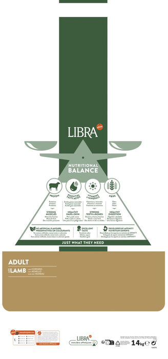 Libra Cao Adulto Cordeiro 14 Kg