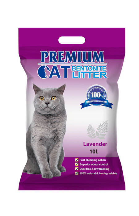 2 x Areia Bentonite Aglomerante Lavanda 10 L