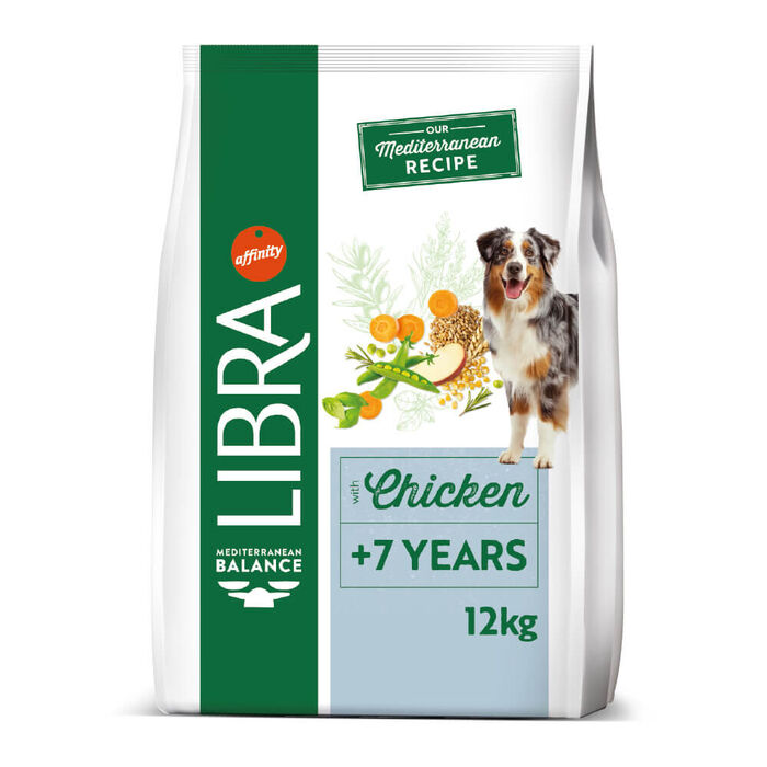 Libra Cao Senior Frango Plus 7 Anos 12 Kg